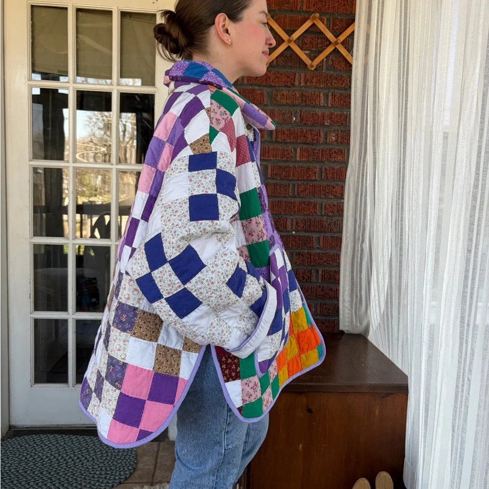 Spring Patchwork Quilted Jacket - Picture 2 of 5